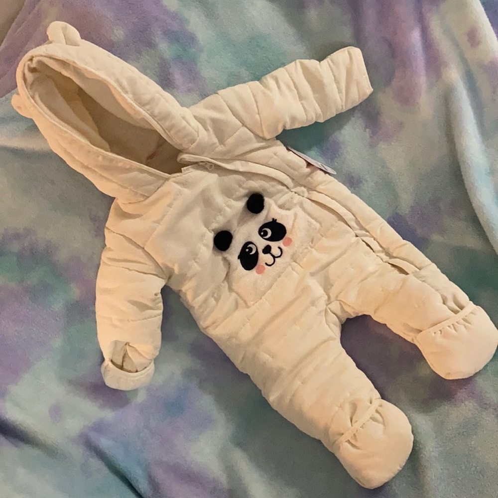 Panda Snowsuit (3-6 month)